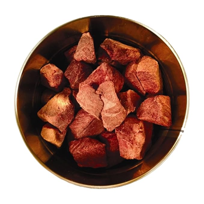 Military Surplus Freeze-Dried Top Round Beef Cubes – 16 oz, Uncooked – #10 Can – Long-Term Emergency Survival Food, Hunting, Camping, Backpacking & Prepper Supply – 25+ Year Shelf Life – Made in USA – Easy to Prepare
