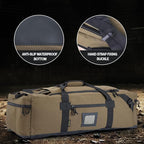 86l Large Duffel Bag For Travel, Gym & Sports - Water Repellent Polyester, Hidden Straps, Shoe Compartment - Perfect Luggage Duffle Bag Or Backpack For Men & Women