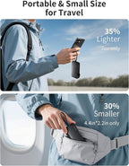 22.5W Portable Charger with Built-in USB-C Cable & Wall Plug, 10,000mAh Fast Charging USB C Power Bank, Travel Essential Battery Pack for iPhone 16/15 Series, Samsung Galaxy, iPad More Devices