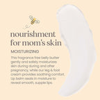 Burt's Bees Mama Gift Set, Includes Lip Balm, Leg and Foot Cream, and Belly Butter, Natural Origin Skin Care, 0.15 oz./3.38 oz./6.5 oz.