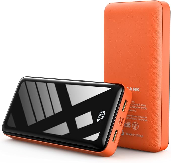 Power Bank 50000mAh 22.5W Fast Charging Portable Charger, USB C Quick Charge with 3 Outputs&2 Inputs, LED Display, High Capacity External Cell Phone Battery Pack for iPhone, Samsung, iPad, Android