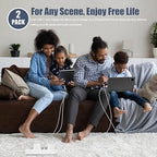 iPhone 17 Air/16e/15 Pro Max Charger Fast Charging, 2Pack 20W Dual USB C Fast Charger Block 10FT Long USB C to C Charging Cable Cord for iPhone 17/17 Pro/17 Pro Max/16 Pro Max/15 Pro/15 Plus/iPad Pro