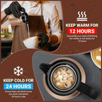 34Oz Thermal Coffee Carafes For Keeping Hot/Cold, Stainless Steel Coffee Carafe, Dustproof Insulated Water Carafe for Party/Home,Copper