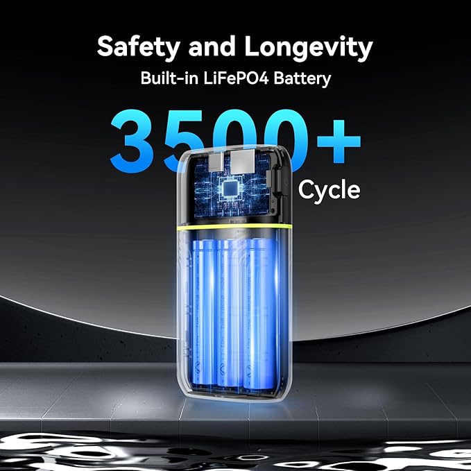 MARBERO Portable Power Bank 10000mAh Dual Input USB C Phone Charger Battery Pack Portable PD3.0 QC3.0 with LED Display Compatible with iPhone 16 15 14 13 Samsung Google iPad etc (Orange)