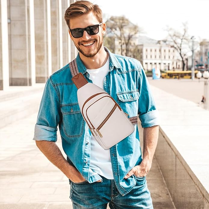 Cross Body Bags for Woman Men Sling Bag Chest Bag with Adjustable Strap Crossbody Handbags Women's Crossbody Bags