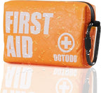 Emergency First Aid Kit Survival - Dotodo Car Medical Kit | Portable Emergency Kit for Trave, Home, Sports, Camping, Dorm, RV, Workplace (Orange, 125 PCS)