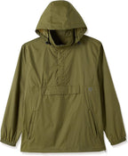 Outdoor Ventures Men's Rain Jacket Waterproof Lightweight Packable Rain Pullover for Hiking Golf Running