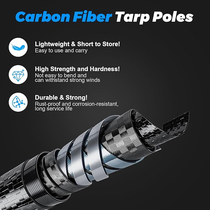 Carbon Fiber Tarp Pole