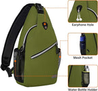 MOSISO Sling Backpack, Multipurpose Crossbody Shoulder Bag Travel Hiking Daypack