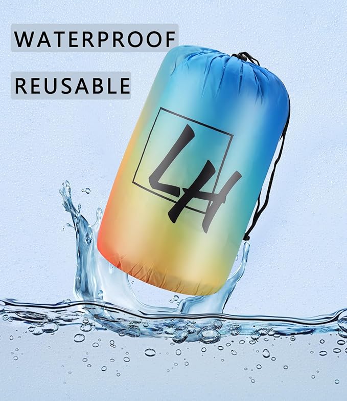 Outdoor Puffy Camping Blanket, Lightweight Down Alternative Puffy Waterproof Stadium Blanket with Portable Bag, Lightweight Camping Blanket for 2 People, Cold Weather, Sports, Travel, Car, 79*54 inch