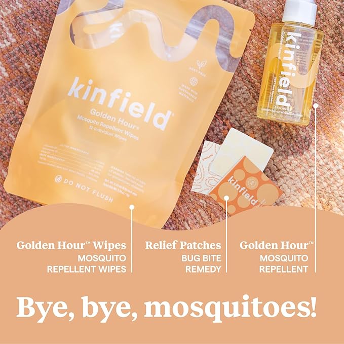 Kinfield Bug Bite Remedy Relief Patches - Hydrocolloid Skin Soothers Against Itch and Irritation - Cruelty, and Paraben Free - Vegan After Bite Treatment - 30 x Patches