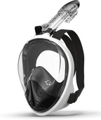 G2RISE Full Face Snorkel Mask Adults Snorkeling Set Gear for Kids with Detachable Camera Mount, Safe Breathing, Anti Fog Anti Leak