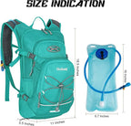 Hydration Backpack,Lightweight Hiking Backpack with 2L Water Bladder,Water Backpack for Biking, Running, Festival