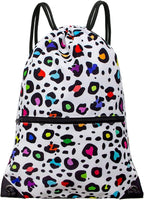 HOLYLUCK Drawstring Backpack Bag Sport Gym Sackpack