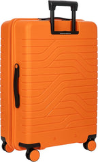 Bric's B|Y Ulisse Spinner Suitcase - 28" Inch Carry-On Luggage - Hard Exterior and TSA-Approved Lock - Orange