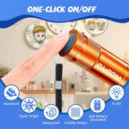 WdtPro LED Mini Flashlights 18 Pack, Aluminum Bright Flash Light with Lanyard, Assorted Colors, Small Flashlight for Home, Power Outage, Kids Reading, Camping, Party, Gift with Batteries