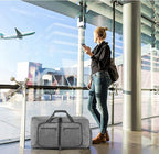 Vomgomfom Travel Duffle Bag for Men,65L 85L 115L Foldable Travel Duffel Bag with Shoes Compartment Overnight Bag for Men Women