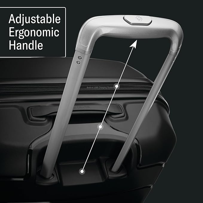 Samsonite Freeform Large Checked Luggage with Dual 360° Spinner Wheels - TSA Lock, Airline-Approved - Lightweight Durable Polypropylene Expandable Hardshell - Light Grey
