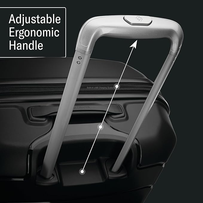 Samsonite Freeform Medium Luggage with Dual 360° Spinner Wheels - Checked Suitcase - TSA Lock, Airline-Approved - Lightweight Durable Polypropylene Expandable Hardshell - Amethyst Purple