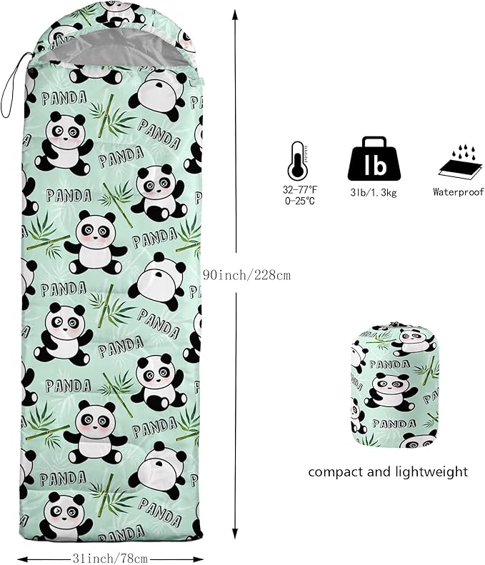 BSNTHO Camping Sleeping Bags,3 Season Warm & Cool Weather,Lightweight,Waterproof Sleeping Bags for Adults & Kids,Traveling,and Outdoors,Camping Gear Equipment