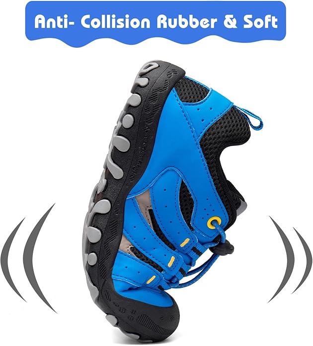 Mishansha Boy's Girl's Hiking Shoes Low Top Sneakers Outdoor Trekking Walking Climbing Running Shoes