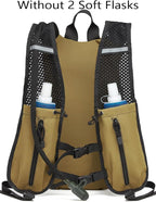 ATBP Insulated Hydration Pack Hiking Water Backpack Running Vest with 3L TPU Bladder Bag for Marathon Cycling Men