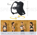ZELUS Weighted Vest, Z-Fit Soft Iron Weighted Vest for Women and Men, 5/10/15 lb Weight Vest with Reflective Stripes & Adjustable Straps, Ultra Thin Weight Vest for Home Gym Strength Training Weight Loss Workout
