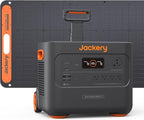 Jackery Solar Generator 2000 Plus 200W, 2042Wh LiFePO4 Battery 3000W Output, Portable Power Station with 1X200W Solar Panel, Fast Charging in 2H, Expandable for Outdoor RV Camping and Home Emergency
