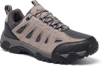 SHULOOK Men's Waterproof Hiking Shoes Lightweight Anti Slip Outdoor Ankle Boots Breathable Hike Trekking Trails Shoe