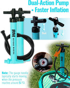 BM Paddle Board Inflatable Stand Up Paddle Board, SUP Paddleboard for Adult, Premium Accessories | Non-Slip EVA Deck & Foam Handles, Camera Mount, Double Action Pump, 85L Travel Backpack