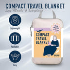 SMART TRAVEL Travel Products Cozy Warm Compact Travel Blanket Travel Blanket Airplane Compact with Bag Travel Essentials for Airplane Long Flight Essential for Woman,Men,Kids