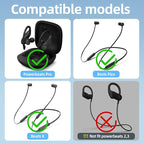 4 Pair Replacement Ear tip for Powerbeats Pro, Beats Earbuds Replacement Tips,Wireless Earphone Headphones, Silicone Earbuds Buds Set with Cleaning kit (Yellow)