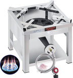 ARC Stainless Steel Single Burner Propane Stove, 200,000BTU High-Pressure Extra Large Heavy Duty Outdoor Propane Burner Cooker, Burners for Outdoor Cooking For Turkey Fry, Seafood Boil, Homebrewing
