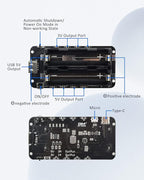 diymore 1865O Battery Holder Double Li-ion V8 Battery Shield Micro USB 5V/3A 3V/1A Power Bank Battery Charging Module for Raspberry Pi and Arduino(2 Holders)