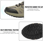 Kricely Men's Trail Running Shoes Non Slip Hiking Shoes Tennis Shoes Fashion Sneakers Workout Footwear