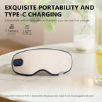 Eye Massager with Heat, Birthday Gifts for Women Men, Heated Eye Mask for Dry Eyes, Migraine Relief, Strain Relief, Improve Sleep, Gifts for Dad Mom Him Her