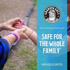 Grandpa Gus's Natural Mosquito Repellent Bracelets for Family, 300 Hours Protection, DEET-Free, Summer Outdoor Beach Camping Essentials, Glow in The Dark Assorted Colors, 24 Bands