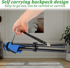 Small Travel Folding Camping Stool,17 Inch Folding Outdoor Tripod Seats Blue Portable Camping Stool for Garden Planting Party Hiking Golf Mountaineering Picnic Beach