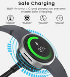 USB C Charging Cable Compatible with Samsung Galaxy Watch 8/8 Classic 7/6/6 Classic/5 Pro/5/4/3/FE/Ultra 2025/2024/Active 1/2 Type C Magnetic Charger for Samsung Galaxy Watch