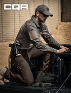 CQR Men's Tactical Pants, Water Resistant Ripstop Cargo Pants, Lightweight EDC Work Hiking Pants, Outdoor Apparel