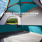 UNP 2/4/6/8 Person Tent, Portable Cabin Tent, Camping Tent 4-Person Easy Set Up, Waterproof with Top Rainfly for Outdoor Camping/Hiking