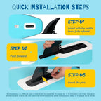 FunWater Inflatable Stand Up Paddle Board with Premium SUP Paddleboard Accessories, Anti-Slip EVA Deck, 11'/10'6'' Paddle Boards for Adults & Youth of All Skill Levels