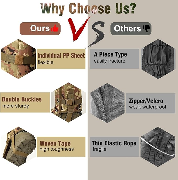 Snake Guards Snake Bite Protection for Lower Legs Snake Gaiters Leggings Fit for Men & Women Waterproof Snake Guards for Legs Snake Bite Protection for Hunting Hiking Thorns Branches Hard Rocks