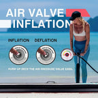 FunWater Inflatable Stand Up Paddle Board with Premium SUP Paddleboard Accessories, Anti-Slip EVA Deck, 11'/10'6'' Paddle Boards for Adults & Youth of All Skill Levels