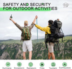 Walkie Talkies Long Range for Adult, MT10 Rechargeable Walkie Talkies FRS Two Way Radio, NOAA, 1200mAh Li-ion Battery USB-C Cable, LED Flashlight, VOX Walkie Talkie for Hiking Camping 2Pack