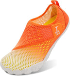 L-RUN Barefoot Water Shoes Women Mens Aqua Sock Athletic Hiking Water Sports Shoes for Swim Beach Pool Sand Diving Walking