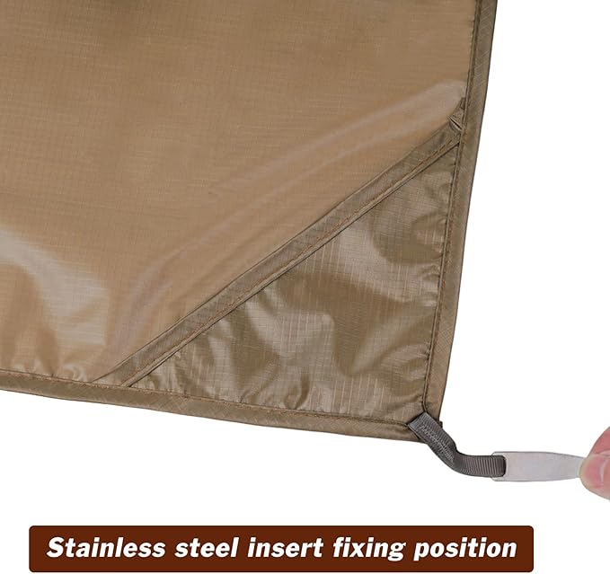 Picnic Blanket Waterproof – Packable Sand Proof Beach Blanket (0.42lb/0.66lb), Compact & Foldable, Fits in Pocket with Integrated Stakes, Ideal for Camping, Hiking, Travel, Concert, Festival