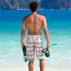 Snorkeling Gear for Adults, Mask Fin Snorkel Set, Dry Top Snorkel, Snorkeling Kit Travel Diving Package, Panoramic View Anti-Fog Anti-Leak Adjustable Swim Fins