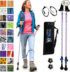 York Nordic Motivator Walking Poles for Balance and Rehab - Patented Stability Grips - Lightweight, Adjustable, and Collapsible - 2 Pieces Adjustable w/flip Locks - Heights 4'6" up to 6'2" - 230 lbs
