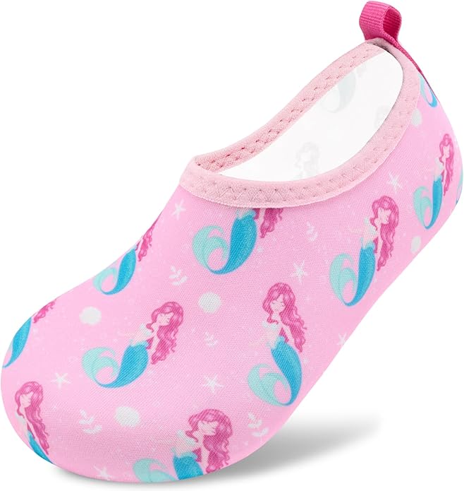 Deevike Kids Water Shoes Boys Grils Barefoot Quick Dry Aqua Socks Beach Shoes for Toddler Sports Swim Surf Outdoor Walking